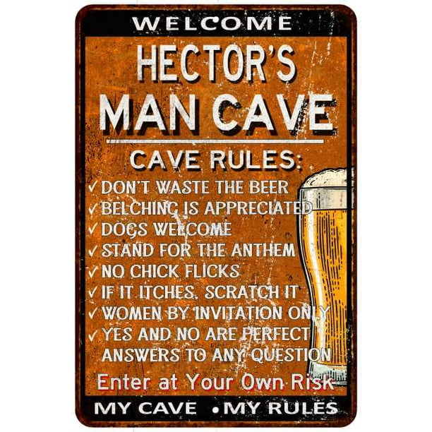 Details about / House Rules Home Decor Garage Rustic Vintage Tin Signs Man Cave Shed Bar